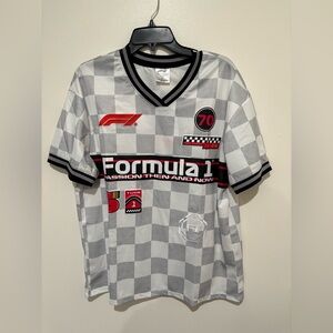 Formula 1 Gray Checkered Women’s Shirt